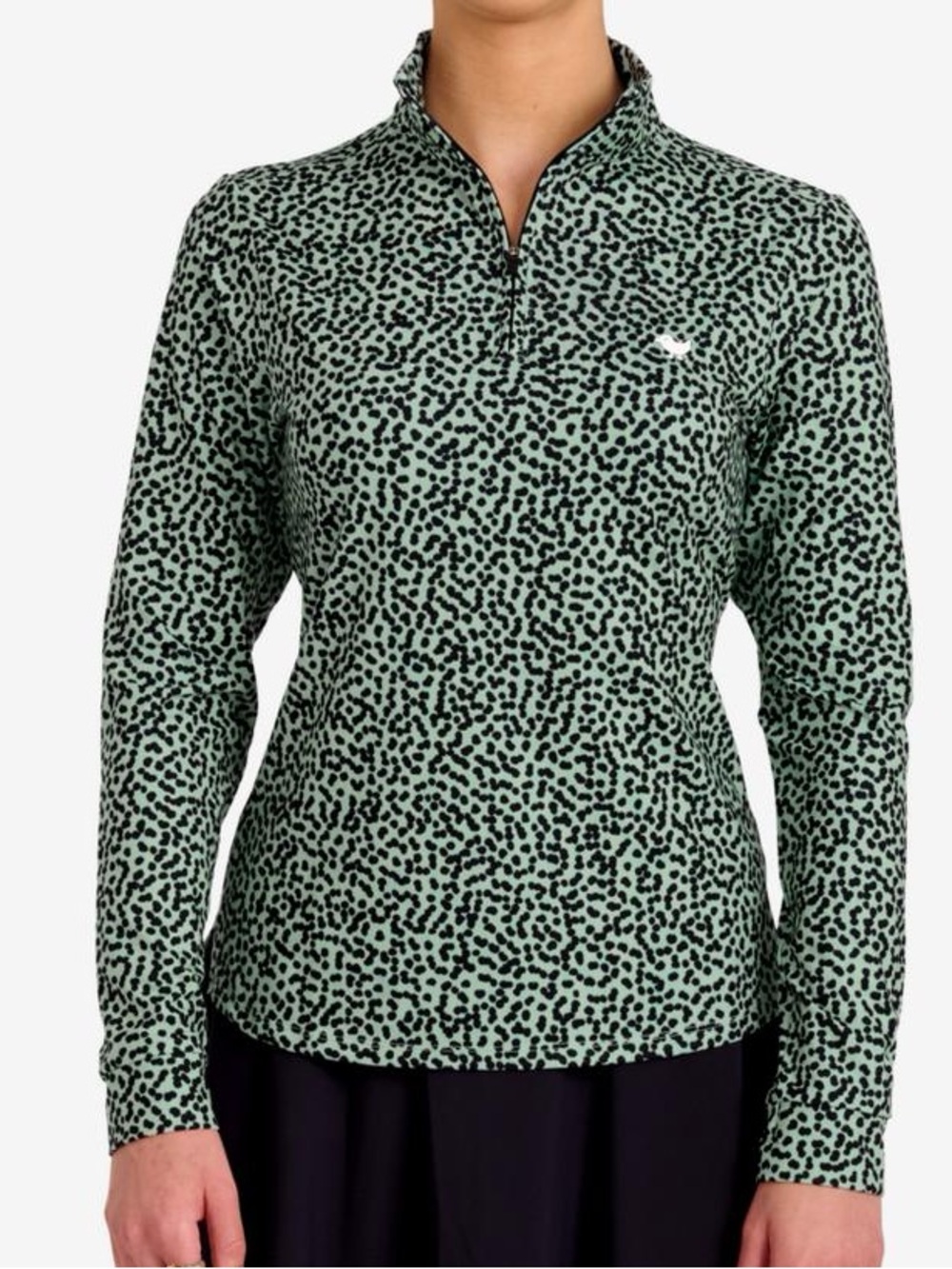 Bad Birdie Women’s Mint Chip Quarter Zip Golf Pull Over